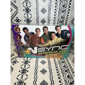 NSYNC Backstage Pass Board Game Patch Co 2000 Justin Timberlake. Brand New, Seal